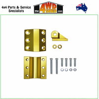 Superior Billet Series 7075 T6 Alloy Damper Bracket Toyota LandCruiser 79 Series (Tapered Pin) - Gold