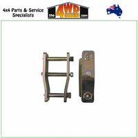 Superior Extended Shackles 2 Inch 50mm Toyota Hilux N70 2005-2015 - REAR