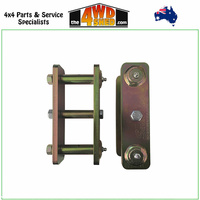 Superior Extended Shackles 2 Inch 50mm Nissan Navara D22 - Rear