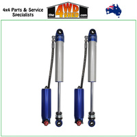 Superior 3 Way Adjustable 2.5 Monotube Remote Reservoir Shock Kit 4 Inch 100mm Lift Rear Nissan Patrol GQ GU