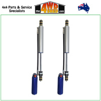 Superior 3 Way Adjustable 2.5 Monotube Remote Reservoir Shock Kit 4 Inch 100mm Lift Front Toyota Landcruiser 80 105 Series