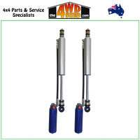 Superior 3 Way Adjustable 2.5 Monotube Remote Reservoir Shock Kit 6 Inch 150mm Lift Rear Toyota Landcruiser 80 105 Series