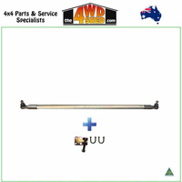 Superior Drag Link Comp Spec 4340m Solid Bar 2-6 Inch Lift Nissan Patrol GQ Eye-Eye - Adjustable (Genuine Ends)