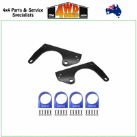 Superior Billet Series 6061-T6 Alloy 2.0 Finned Shock Reservoir Mount Toyota LandCruiser 76 78 79 Series - Front