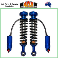 Superior 3 Way Adjustable 2.5 Monotube Remote Reservoir Shock Kit 3-4 Inch 75-100mm Lift Front Ford Ranger PY Next Gen