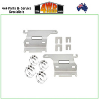 Superior Stainless Steel 2.0 2.5 Shock Reservoir Mount Kit Nissan Patrol GU Wagon Ute (Coil) - Rear