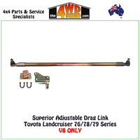 Adjustable Drag Link Toyota Landcruiser 76 78 79 Series V8