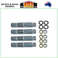 Swivel Hub King Pin Studs Cones & Nut Set Toyota 40 60 75 76 78 79 80 105 Series Landcruiser & Hilux