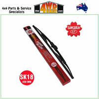 Wiper Blade 450mm 18 inch Complete Universal Type Hook Blade