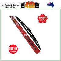 Wiper Blade 475mm 19 inch Complete Universal Type Hook Blade
