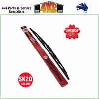 Wiper Blade 500mm 20 inch Complete Universal Type Hook Blade