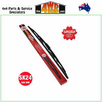 Wiper Blade 600mm 24 inch Complete Universal Type Hook Blade