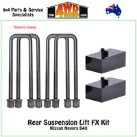 Rear Suspension Lift FX Kit Nissan Navara D40