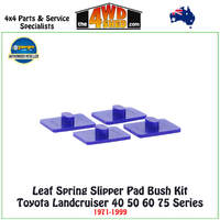 Leaf Spring Slipper Pad Bush Kit Toyota Landcruiser 40 50 60 75 Series 1971-1999