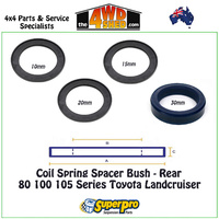 Rear Coil Spring Spacer Bush Kit 80 100 105 Series Landcruiser