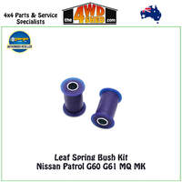 Leaf Spring Bush Kit Nissan Patrol G60 G61 MQ MK