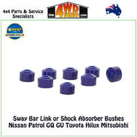 Sway Bar Link or Shock Absorber Bushes Nissan Patrol GQ GU Toyota Hilux Mitsubishi 