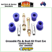 Greasable Pin & Bush Kit Front Eye - TOYOTA HILUX 2005-ONWARDS