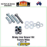 SuperPro Brake Line Spacer Kit Toyota Hilux 2015-On