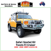 Safari V-Spec Snorkel Toyota FJ Cruiser 4.0l V6 2006-2008