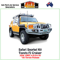 Safari V-Spec Snorkel Toyota FJ Cruiser 2008 All Terrain Package