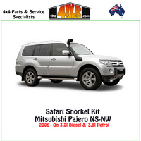 Safari V-Spec Snorkel Mitsubishi Pajero NS NT NW 3.2l Diesel 3.8l Petrol