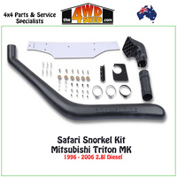 Safari V-Spec Snorkel Mitsubishi Triton MK 2.8l Diesel