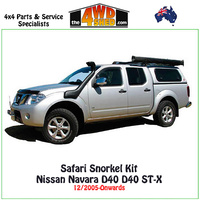 Safari V-Spec Snorkel Nissan Navara D40 ST-X 4.0l Petrol 12/2005-On