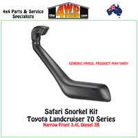 Safari V-Spec Snorkel Toyota Landcruiser 70 Series  3.4L Diesel 3B 1985-1991