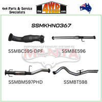 Holden Colorado RG 9/2016-On 2.8L 3 inch Exhaust DPF Turbo Back with Cat & with Hotdog