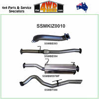 Isuzu DMAX 3.0L CRD 2012-2017 3 inch Exhaust without Cat