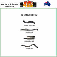 Isuzu MUX 3.0L CRD 2017-2021 3 Inch Exhaust DPF TURBO BACK WITH CAT