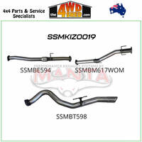 Isuzu DMAX 3.0L CRD 2021-On 3 inch Exhaust DPF Back