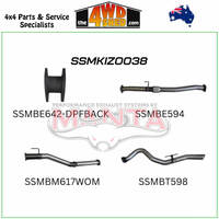 Isuzu DMAX 1.9L 2021-On 3 inch Exhaust DPF Back 2021-On