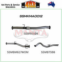 Mazda BT50 3.0L CRD DPF 2020-On 3 inch Exhaust DPF Back