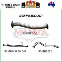Mercedes X-Class 2.3L 3 Inch DPF Back Exhaust System
