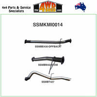 Mitsubishi Triton MQ MR 2.4l 3 Inch Exhaust DPF Back