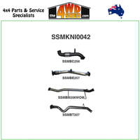 Nissan Patrol GU ZD30 3.0L Turbo Diesel 2000-2006 3 inch Exhaust with Cat Centre without Muffler