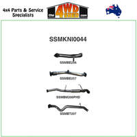 Nissan Patrol GU ZD30 3.0L Turbo Diesel 2000-2006 3 inch Exhaust without Cat Centre Hotdog