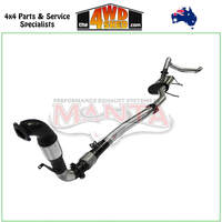Nissan Patrol GU ZD30 3.0L Turbo Diesel 2007-2017 3 inch Exhaust with Cat Centre Muffler