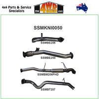 Nissan Patrol GU ZD30 3.0L Turbo Diesel 2007-2017 3 inch Exhaust without Cat Centre Hotdog