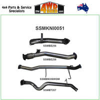 Nissan Patrol GU ZD30 3.0L Turbo Diesel 2007-2017 3 inch Exhaust without Cat Centre without Muffler