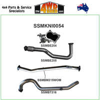 Nissan Patrol GU UTE 4.2L Turbo Diesel 3 inch Exhaust with Centre Pipe Only