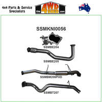 Nissan Patrol GU 4.2L TD42 Turbo Diesel 3 inch Exhaust With Centre Hotdog & Tail