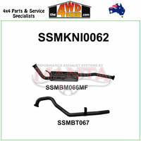 Nissan Patrol GQ 4.2L TD42 Diesel TB42 Petrol Wagon & Ute 2.5 inch Exhaust Off OE Engine Pipe