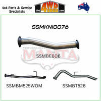 Nissan Navara D23 NP300 2.3L DPF 2015-On 3 inch DPF Back Exhaust System