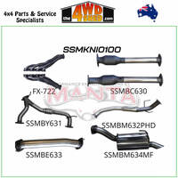 Nissan Patrol Y62 V8 5.6L 3 inch Exhaust Full Exhaust System Extractors Hi Flow Cats Hotdog Centre
