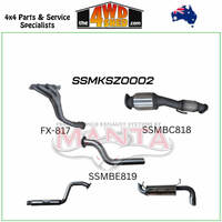 Suzuki Jimny 1.5L Petrol - Extractor & Cat with Centre Hotdog and Rear Muffler (Manual)