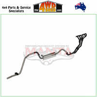 80 Series Toyota Landcruiser 4.5L 1FZ 2.5 inch Exhaust Full System & Extractors
