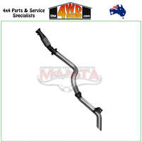 79 Series Toyota Landcruiser VDJ 4.5L V8 Turbo Diesel Single Cab 2007-2016 3 inch Exhaust Without Cat Side Exit